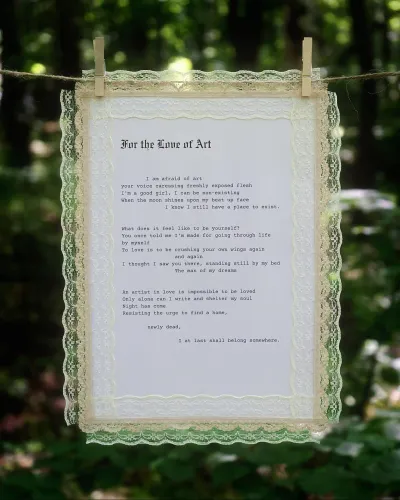 For The Love Of Art Poem