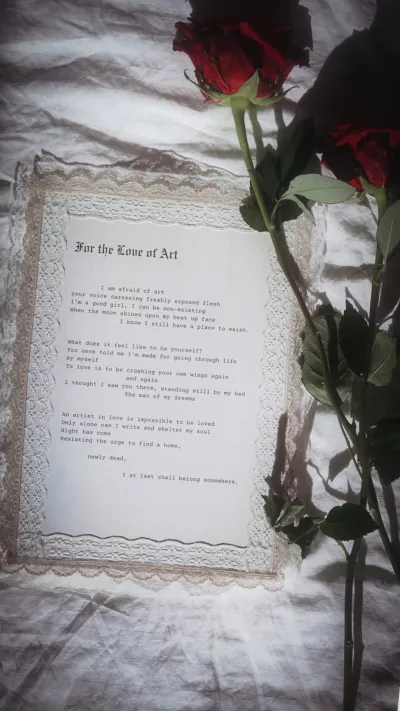For The Love Of Art Poem